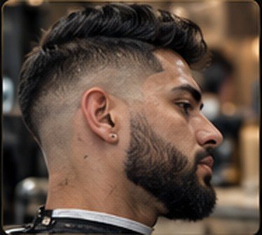 Corte masculino y barba